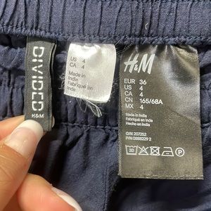 Dark blue, dress pants, lounge pants size 4, good condition.